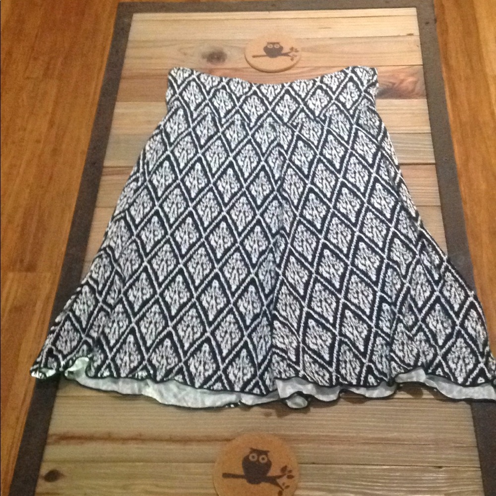 Fold over skirt